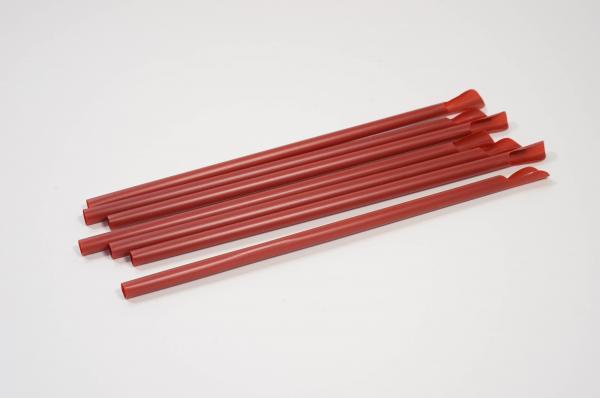 Buy PLA Spoon Bio Plastic Straws , 6mmx210mm Compostable Plastic Straws at wholesale prices