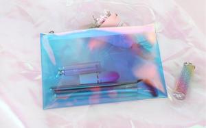 Quality Eva Clear Vinyl Makeup Cosmetic Bag , Cosmetic Travel Bag Promotional for sale