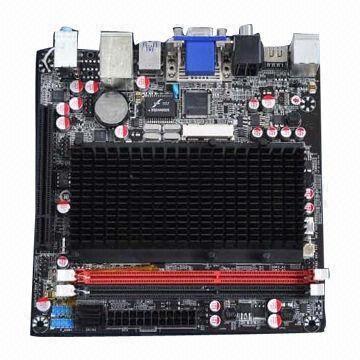 Quality Atom Motherboard 4-com Port for POS Terminal, Supports Microsoft Windows 7 Operating System for sale