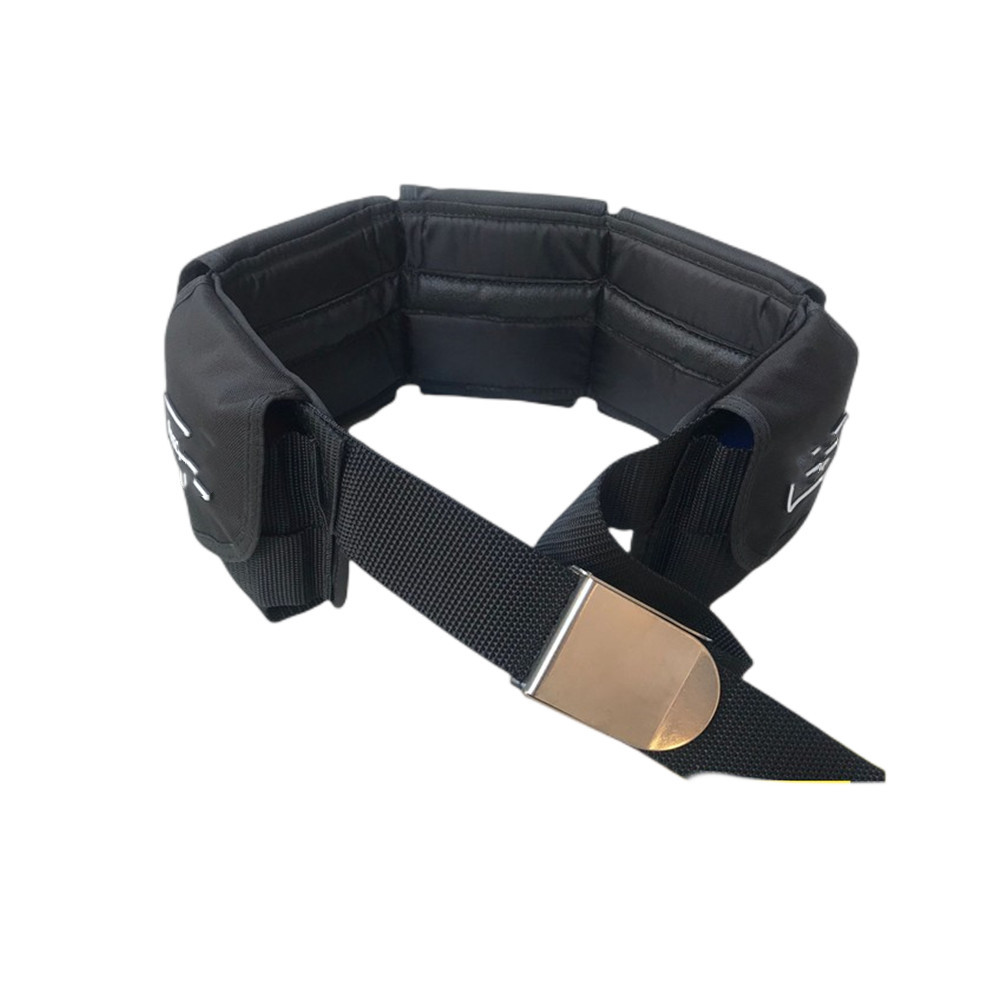 Quality Anti Slip Polyester Fiber Pouch Weight Belt , Black Scuba Weight Belt With Pockets for sale