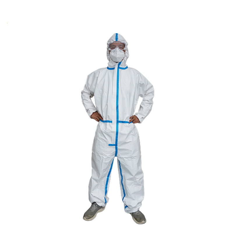 Quality Non Woven Disposable Coverall Suit Medical Coverall Protect Wear Clothes for sale
