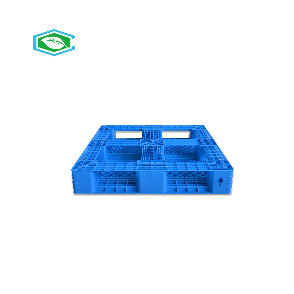 1210 Reinforced Plastic Pallets 0.6 T Rack Load Steel Tube Insert High Temperature Resistance