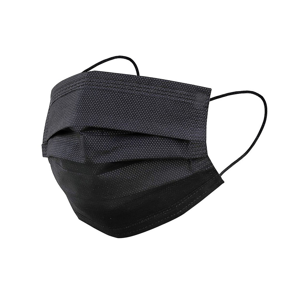 Quality Black Face Masks With Air Flow Filter No Reusable Wash Custom Logo for sale