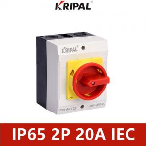Quality KRIPAL Waterproof Load Isolation Switch IP65 2 Pole 230-440V IEC Standard for sale