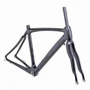 Quality 700c carbon road racing bike frame, lightweight for sale