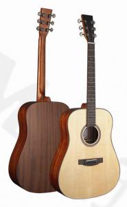 Quality 41inch Good quality Spruce solidwood acoustic guitar matt color wholesale AG55 for sale