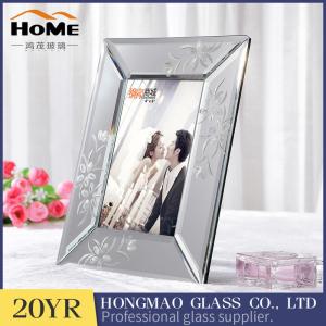 Quality Creative Glass Mirror Photo Frame For Desk Decoration OEM ODM Available for sale