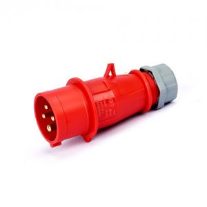 Quality 4 Pole 16A IP44 Industrial Plugs Sockets Nylon PA IEC Standard Waterproof for sale