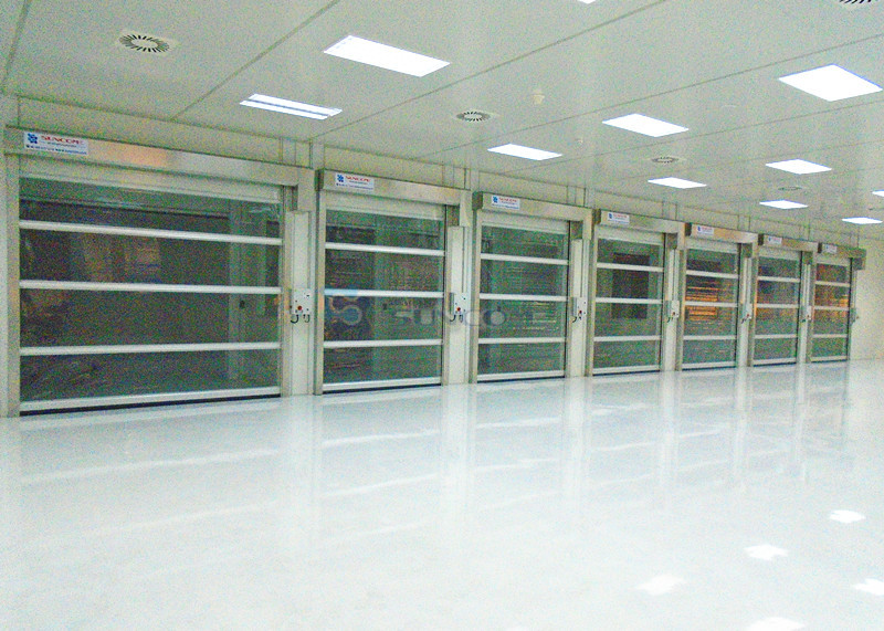 Quality Durable External Industrial High Speed Door With Shoulder Protection for sale