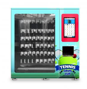 Quality Tennis Ball Vending Machine With X-Y Axis Elevator And Adjustable Channel Width Function , Sports Gears Vending , Micron for sale