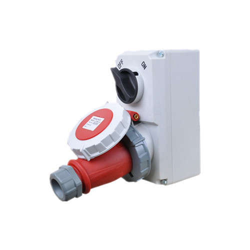 Buy cheap Red IP67 Industrial Interlocked Switch Socket Plug 16A 5 Pole Moistureproof from wholesalers
