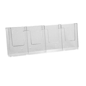 Quality Acrylic Wall Brochure Holder with 4 pockets for sale