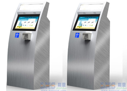 Quality Self Service Capacitive Touch Screen Check-in Kiosk At Airport For Travellers for sale