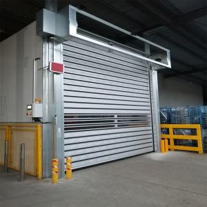 Quality Outside Rolling Back Sectional Industrial Security Door High Speed for sale