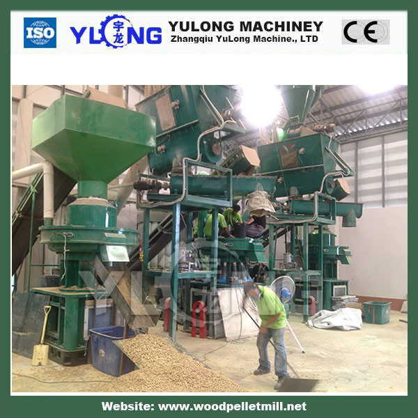 Quality Biomass Pellet Production Line Sawdust Pellet Mill Machine 2-3t/h 220KW/ With SGS for sale