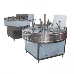 Quality 3000BPH Glass Cans Water Bottle Filling Machine With Semi Auto Rinser for sale
