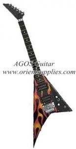 Quality 43&quot; V-shape Electric Guitar with decal AG43-V1 for sale