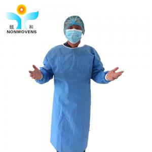 Quality Level 3 Scrubbing Gowning Disposable Surgical Gown SMS 35 Gsm for sale