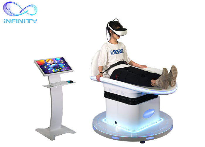 Quality Dynamic Platform Thrilling Roller Coaster Simulator 9D VR Slide for sale