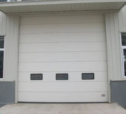 Quality Logistic Park Overhead Sectional Door Heavy Duty 8000mm Panels Length for sale