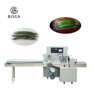 Quality Film Wrap Cucumber Packing Machine 50 60 HZ Food  Beverage Industry Support for sale