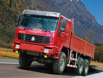COLORFUL 350HP 6x6 Heavy Cargo Truck All Wheel Drive , Diesel Truck