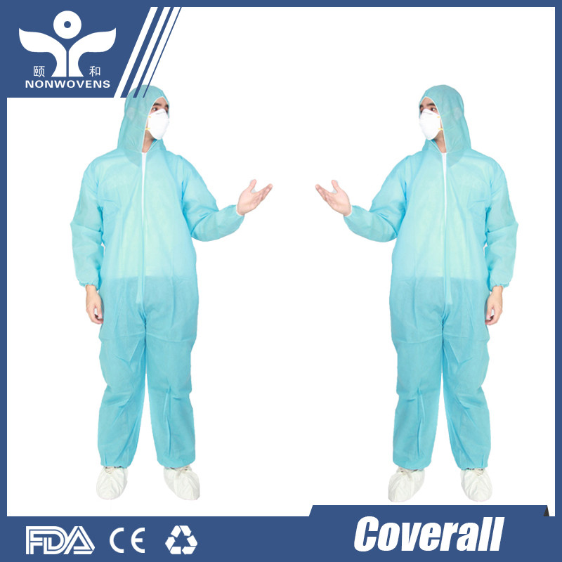 Quality waterproof Disposable Protective Wear , Biological Safety PPE Coverall Suit for sale