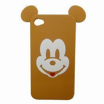 Buy cheap Silicone Case for iPhone/Cell Phone, Made of 100% Silicone Material, Cartoon from wholesalers