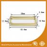 Buy cheap Diameter 38X12.8X3.6MM Metal Ring Square Handbag Accessories Gold Color from wholesalers