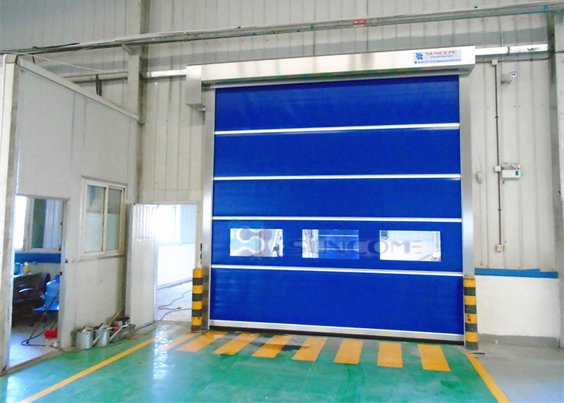 Quality New Style Automatic Flexible High Speed Doors PVC Plastic Interior for sale