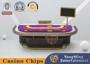 Quality PU Leather Handrail Casino Poker Game Table Flame Retardant Table Cloth for sale