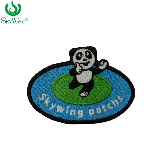 Quality Durable Kid Clothes Art Iron On Patches With Glow In The Dark Thread for sale