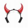 Buy cheap Plastic Headwear in Toy Devil Horns, Suitable for Carnival, Party and Halloween from wholesalers