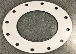 Quality 3.2mm Thickness Non Metallic Hole Full Face Flange Gasket For Plate for sale