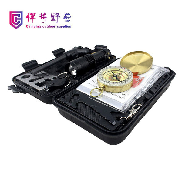 Quality ZJ03 SOS Emergency Box Field Survival Tool Travel Emergency Package Equipment Portable Survival Box for sale