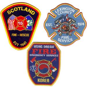 Machine Washable Scotland Fire Department Patches For Clothing