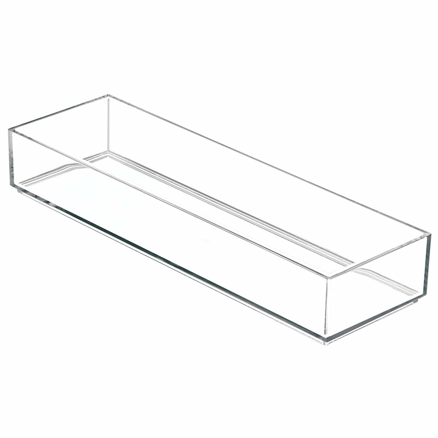 Quality BPA Free Acrylic Drawer Organizer Tray For Kitchen Utensils for sale