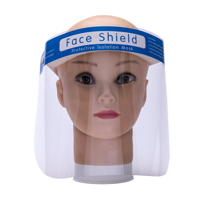 Quality Anti Fogging Disposable Protective Face Mask Plastic Full Faceshield for sale
