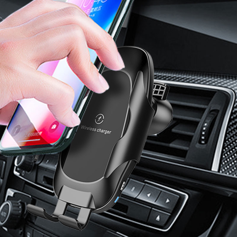 Quality Universal 10W Qi Car Mount Wireless Charger Phone Holder For Android for sale