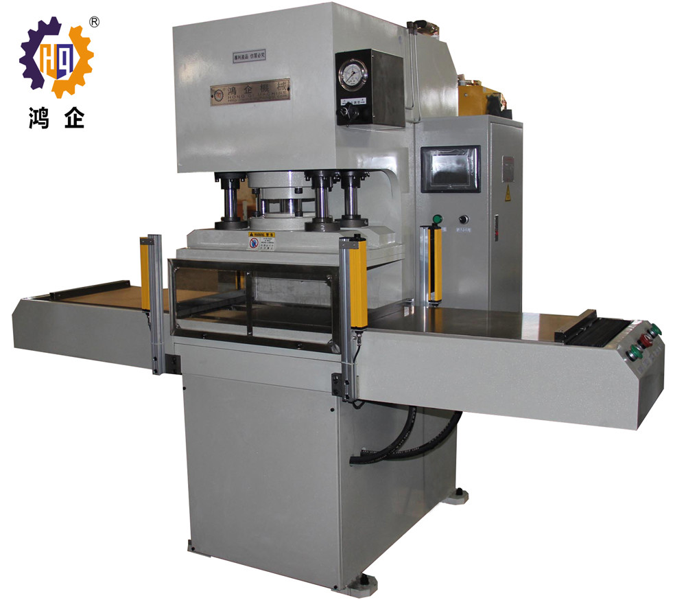 Quality 15 Tons Hydraulic Die Cutting Machine For PC PE Film With Double Push - Out Plate for sale