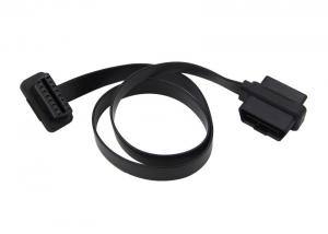 Quality Male And Female Obd2 Pass Through Cable J1962 Right Angle 90- Degree for sale
