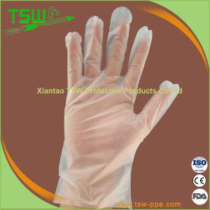 Quality HDPE LDPE CPE TPE Plastic Disposable Gloves For Food Service for sale