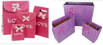 Quality Luxury shopping paper bag, different types design custom paper shopping bag for sale
