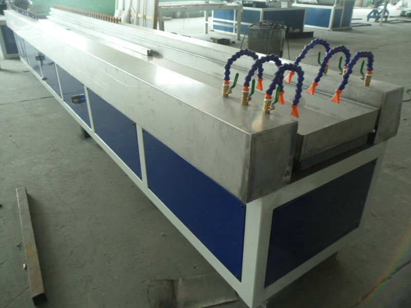 Quality 50HZ Full Automatic Plastic Profile Extrusion Line With Double Conical Screw for sale