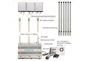 Quality 6 Bands 90w High Power Prison / Jail Cell Phone Jammer Blocker With Panel Antenna for sale