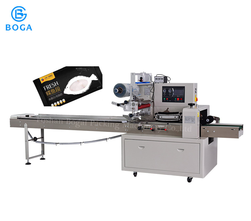 Quality Manual Pouch Flow Packaging Machine bread packing Nitrogen filling Wrapping machine for sale