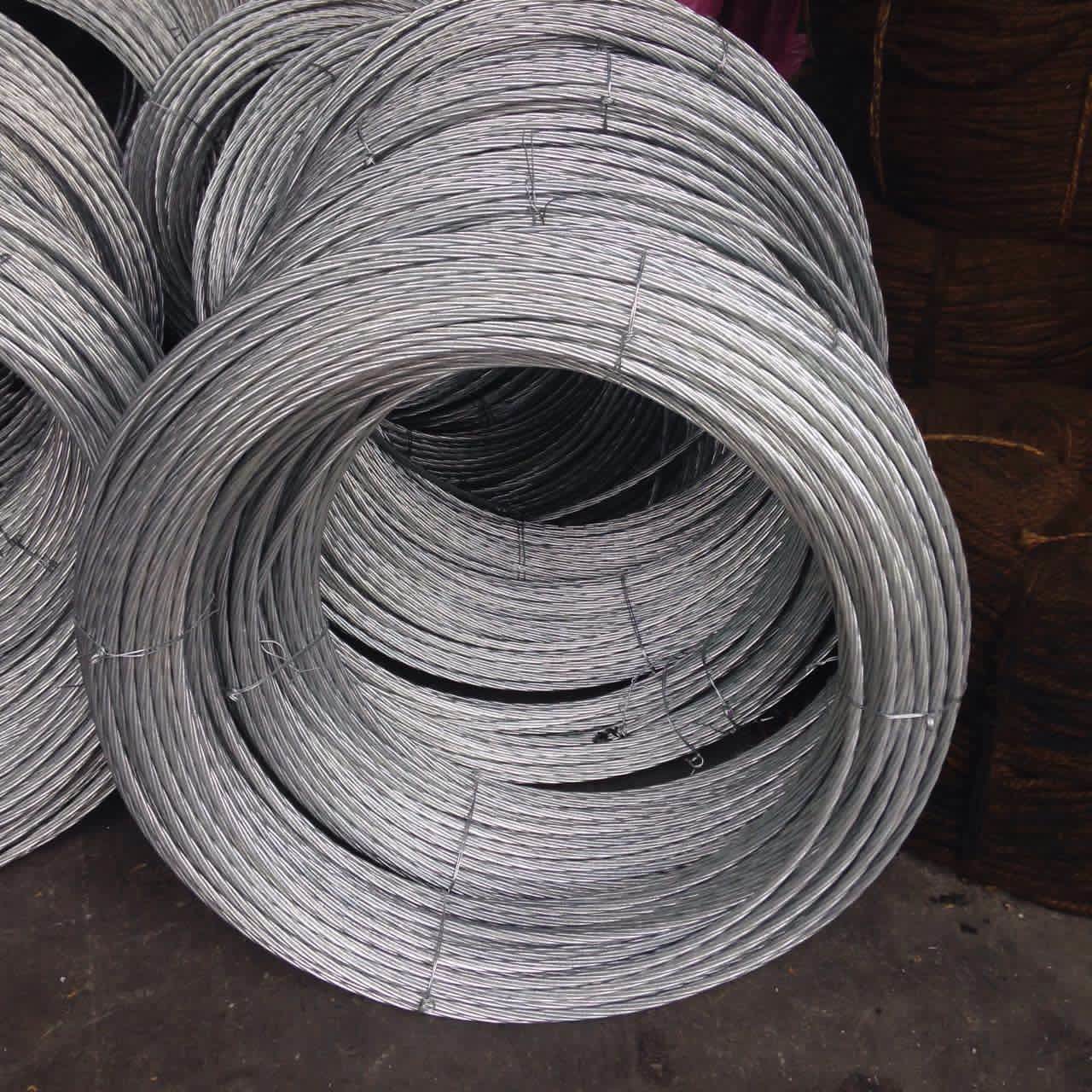 Quality Galvanized Stay Wire as per BS 183 Grade600-Grade1300 for sale