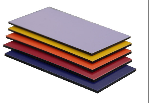 Quality PE Aluminum composite panel 3mm*1220mm*2440mm red,blue,silver,orange for sale