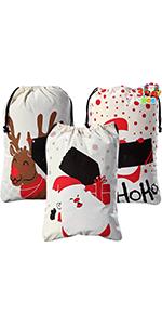 Theme Christmas Gift Drawstring Bags