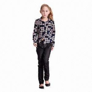 Quality Fashionable Girl's Shirts with Embrodery Fabric, Made of 100% Rayon for sale
